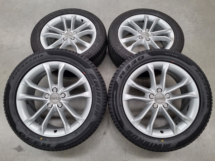 Genuine AUDI Q3 18 Inch Silver Wheels and Tyres Set of 4