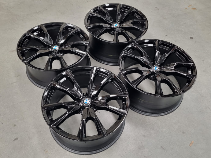 Genuine BMW X7 G07 Style 755M 22 Inch Black Alloy Wheels Set of 4
