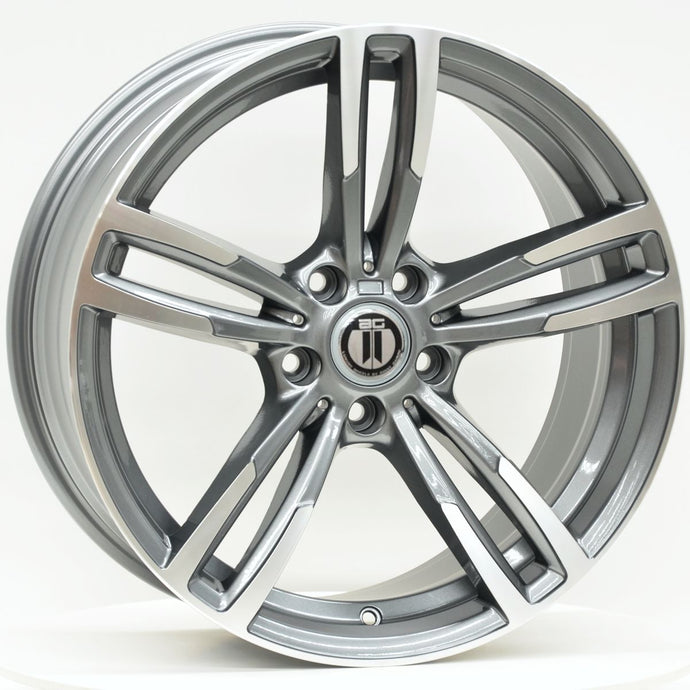 M450 19 Inch Staggered ET35 Grey Machined