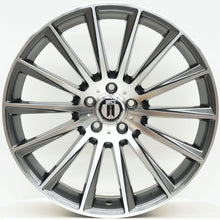 Load image into Gallery viewer, AM500 20 Inch Staggered ET35 Grey Machined Face
