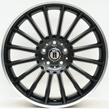 Load image into Gallery viewer, AM550 19 Inch Staggered ET44 Satin Black Machined Lip
