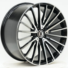 Load image into Gallery viewer, AM600 20 Inch Staggered ET45 Black Machined Face
