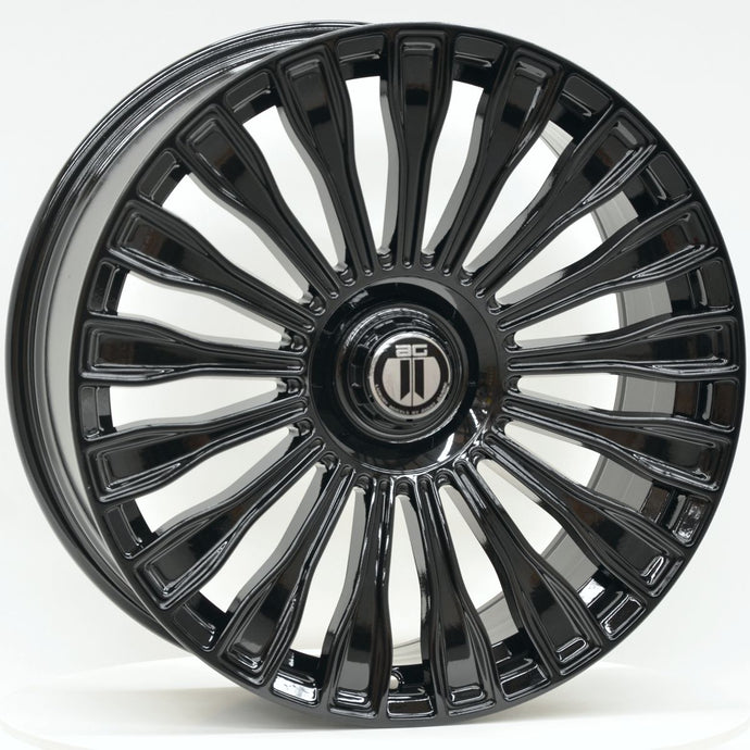 AM650 20 Inch Staggered ET35 Gloss Black