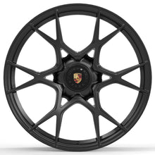 Load image into Gallery viewer, Forged PS8 OEM Plus 20 Inch Staggered Wheels Satin Black - Porsche 718
