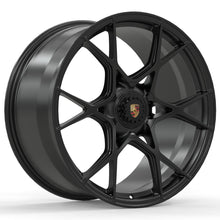 Load image into Gallery viewer, Forged PS8 OEM Plus 20 Inch Staggered Wheels Satin Black - Porsche 718
