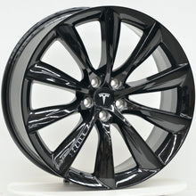 Load image into Gallery viewer, TURBINE Style 22 Inch Staggered Gloss Black - TESLA Model X
